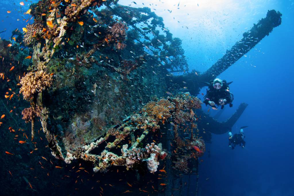 vrakové potápanie Červené more