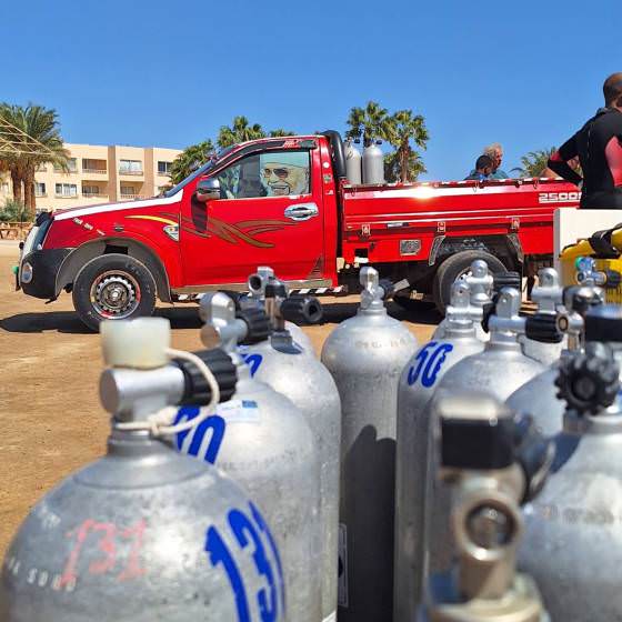 scubadiving tanks Marsa Alam