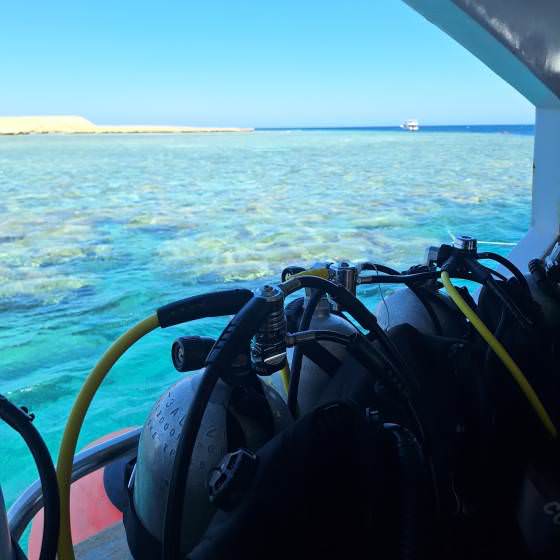denné potápanie Hurghada Grand Divers na palube